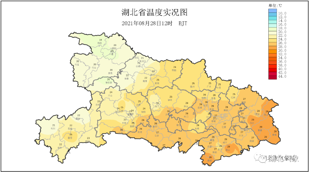 今,明两天鄂西北仍有较明显降水 后天受副高控制  全省大部分地区天气