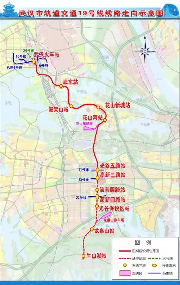 复兴路站正进行主体结构施工,江安路站正进行土方开挖.