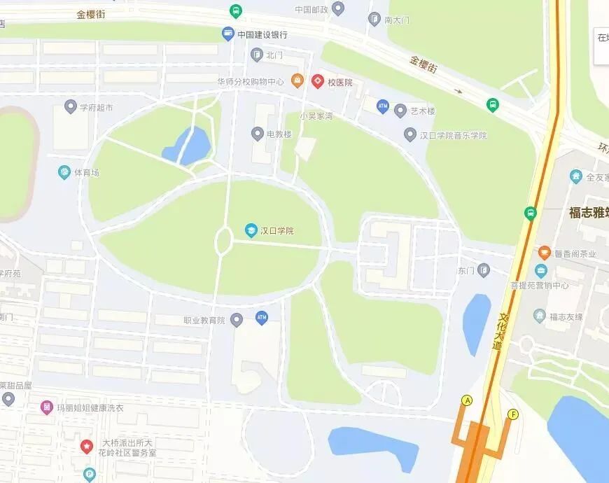 汉口学院地图图片